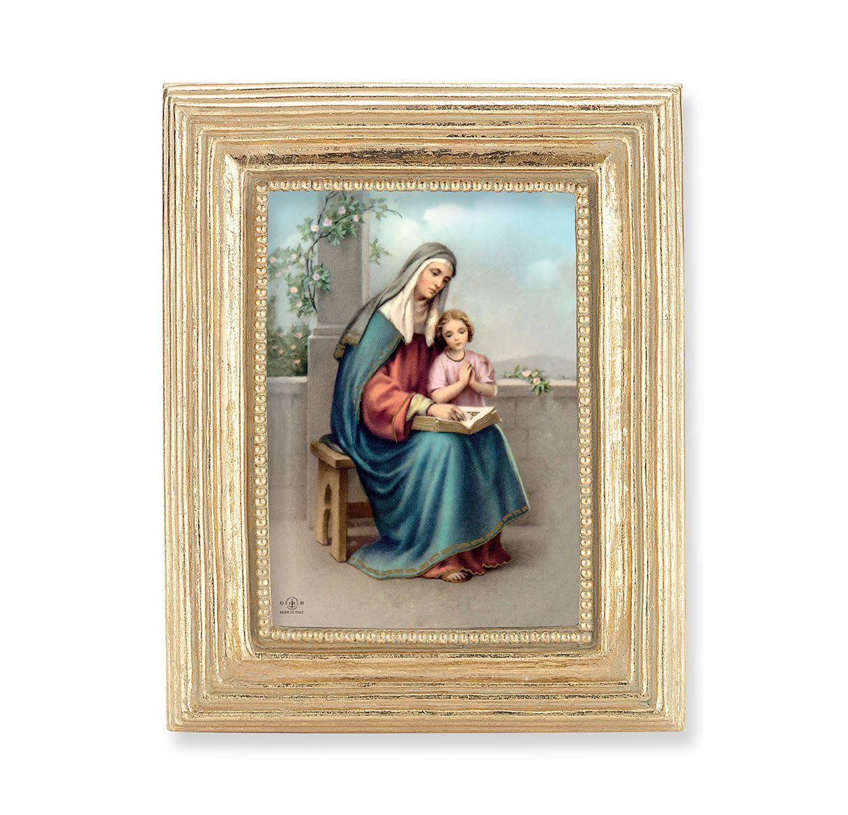 St. Anne Gold Framed Print