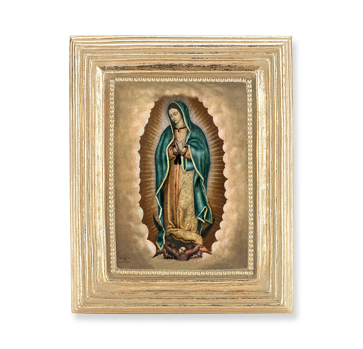 Our Lady of Guadalupe Gold Framed Print