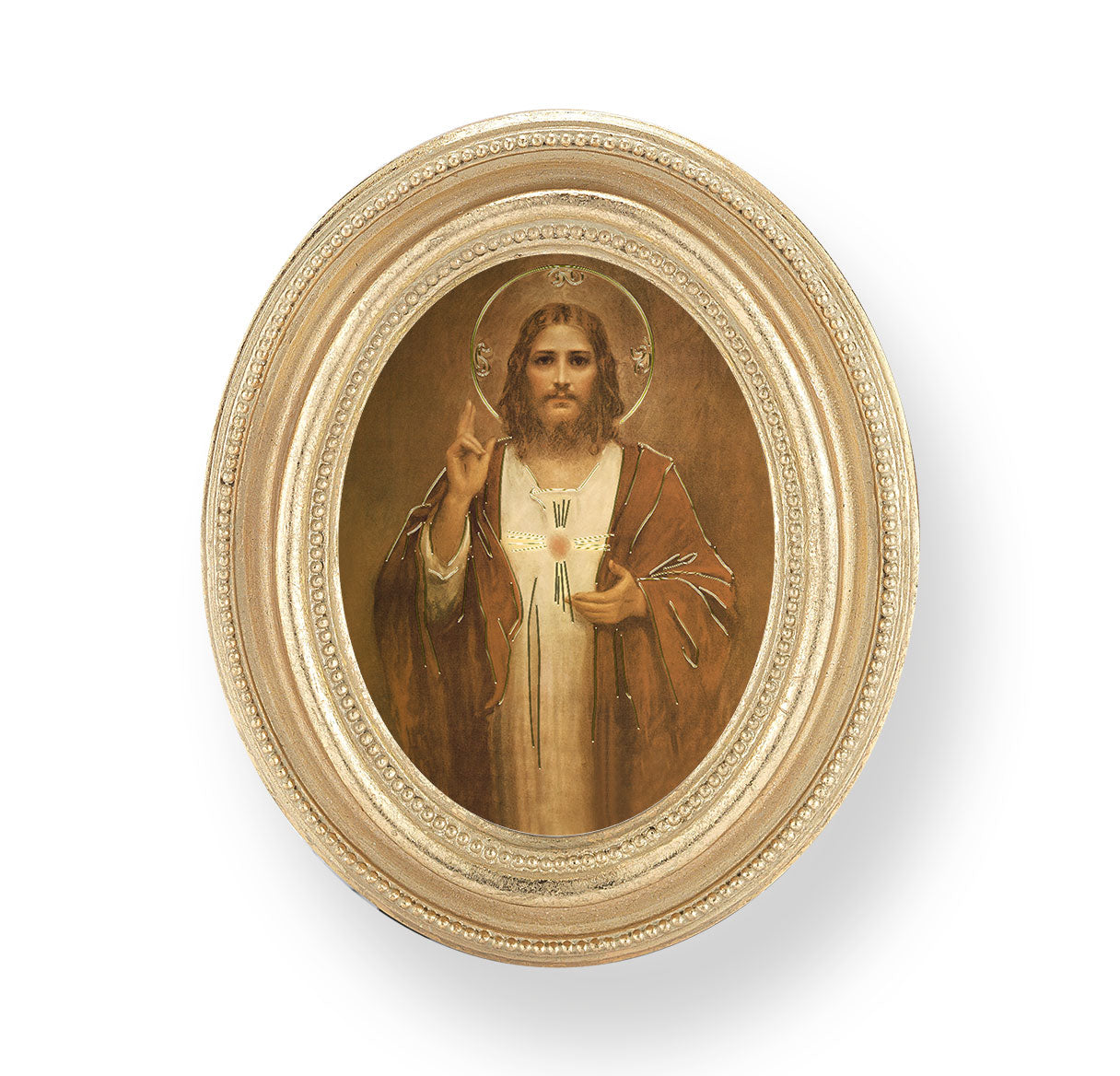 Sacred Heart of Jesus Gold Framed Print
