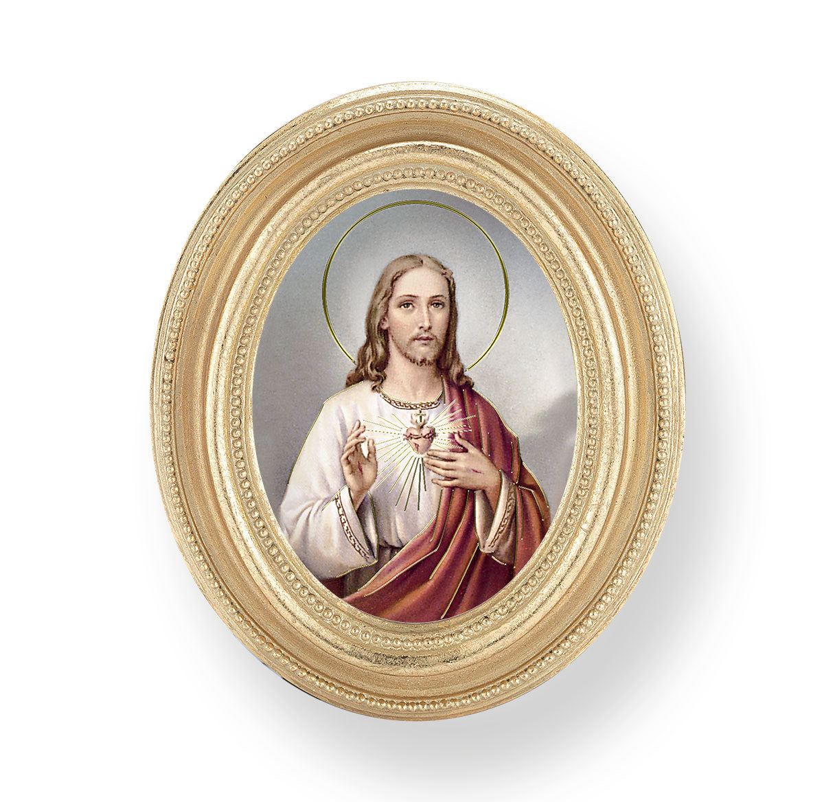 Sacred Heart of Jesus Gold Framed Print