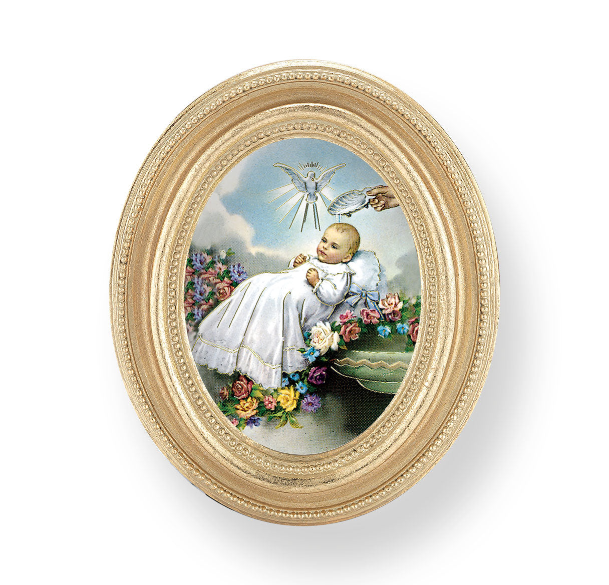 Baptism Gold Framed Print