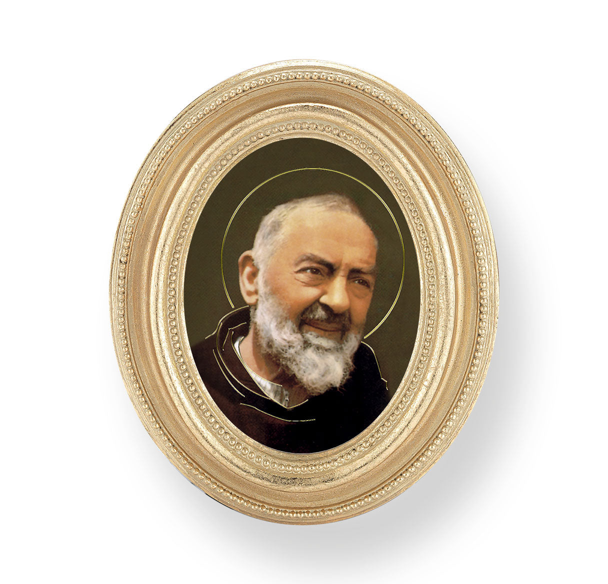 St. Pio Gold Framed Print