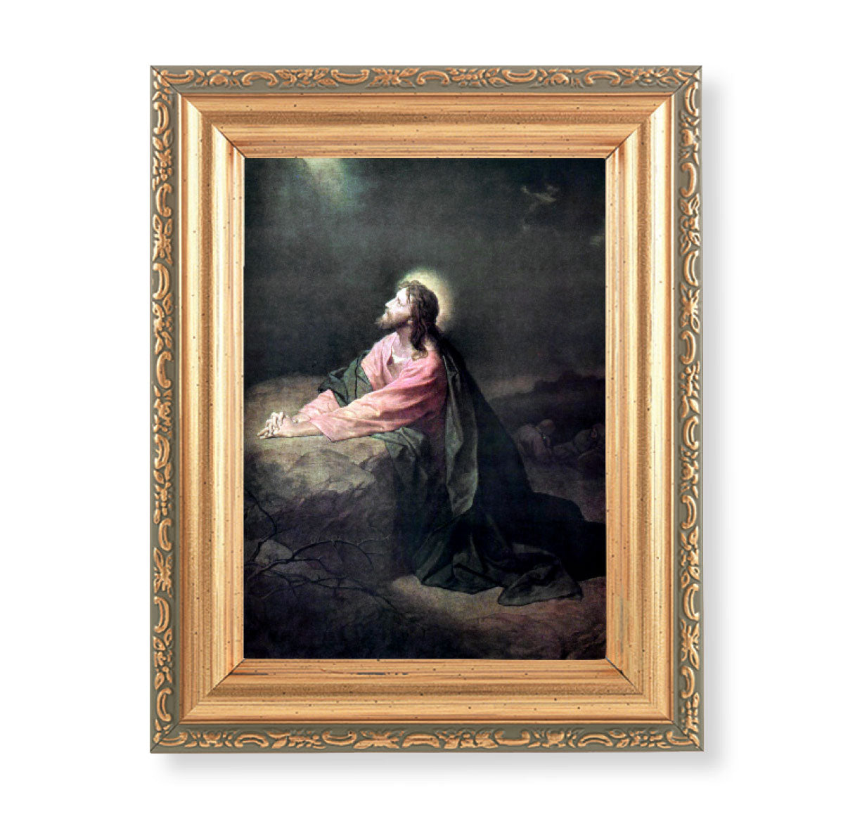 Gethsemane Antique Gold Framed Art