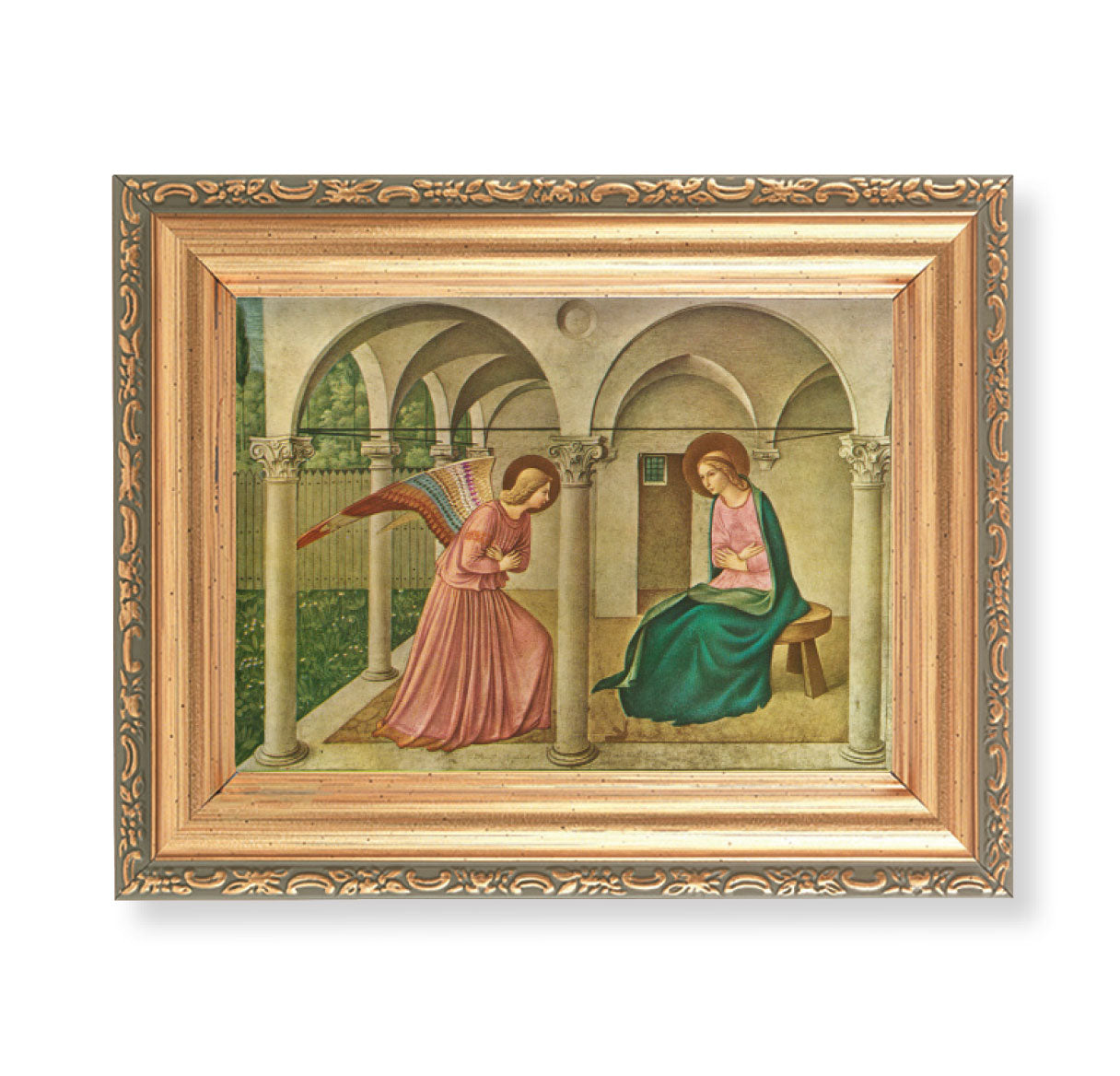 The Annunciation Antique Gold Framed Art