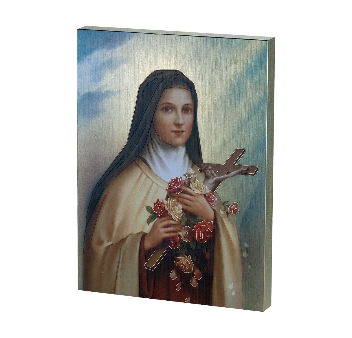 St. Therese Textured Wood