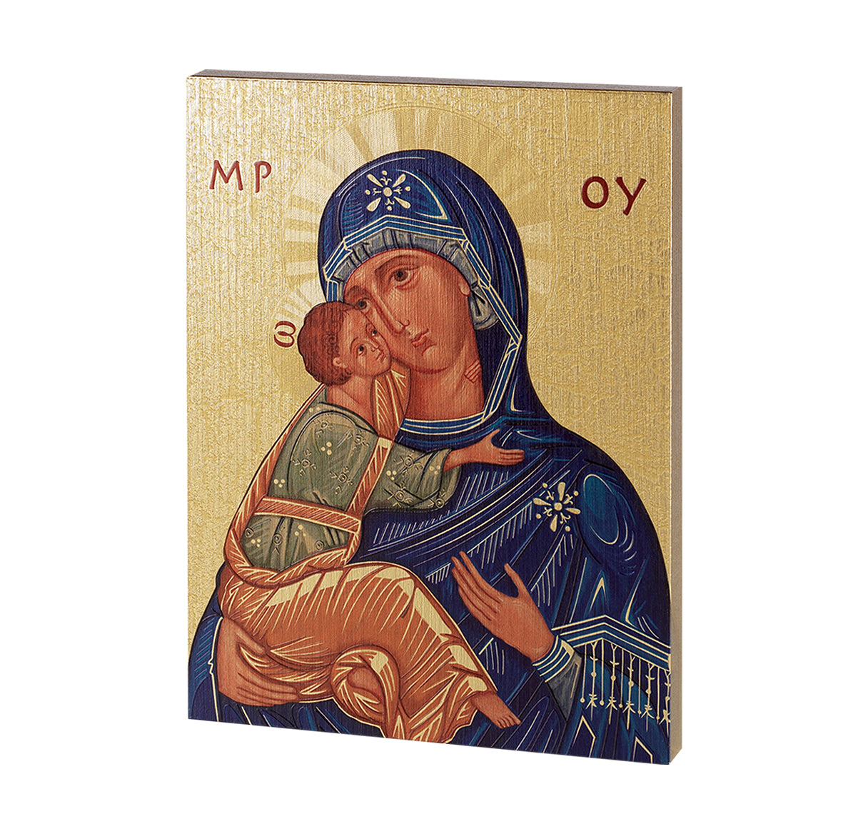 Mother of God Textured Wood