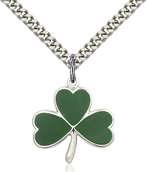 Shamrock Pendant Sterling Silver