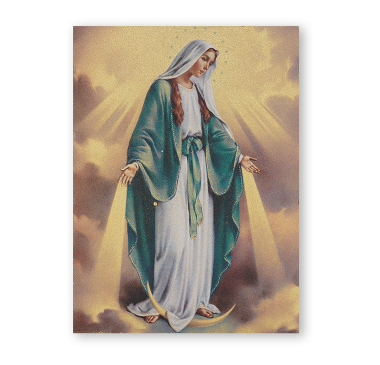 Our Lady of Grace Textured Wood