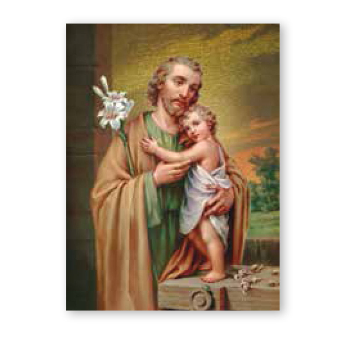 St. Joseph Textured Wood