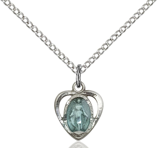Sterling Silver Miraculous Pendant