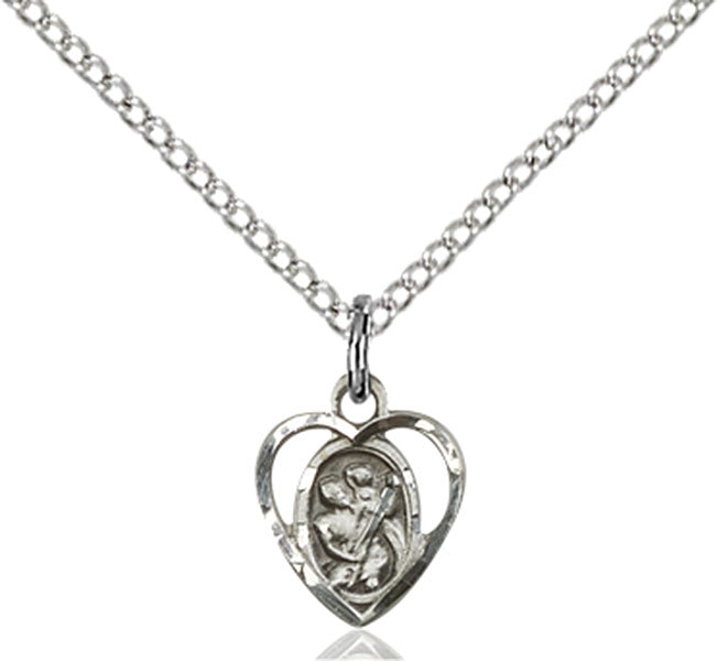 Sterling Silver Saint Christopher Pendant