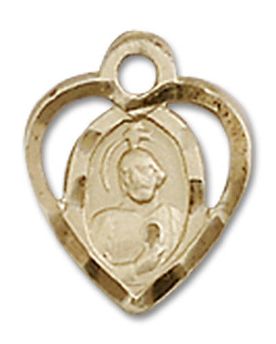 14kt Gold Saint Jude Medal