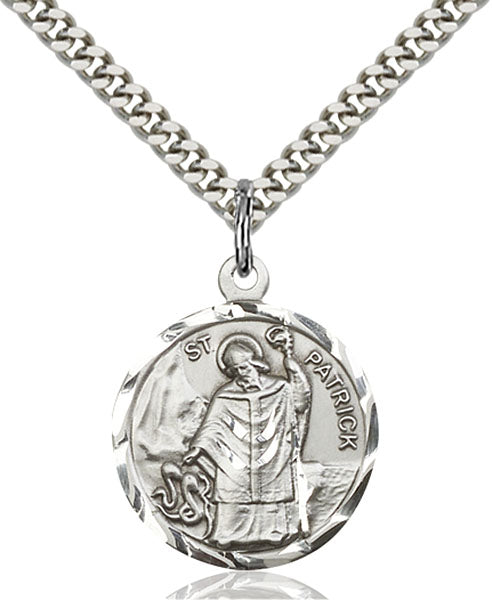 Sterling Silver Saint Patrick Pendant