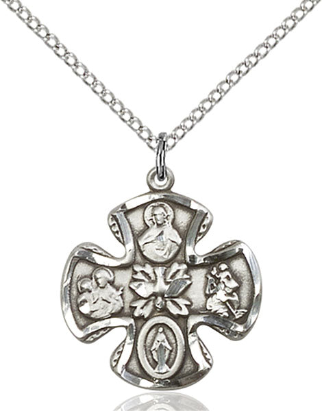 Sterling Silver 5-Way Pendant