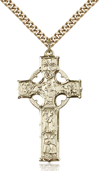 14kt Gold Filled Celtic Cross Pendant