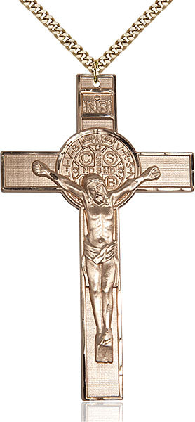 14kt Gold Filled Saint Benedict Pendant