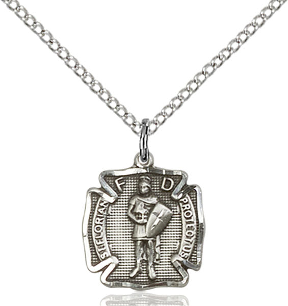 Sterling Silver Saint Florian Pendant