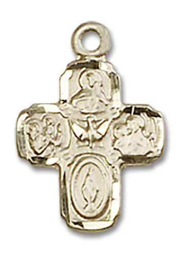 14kt Gold 4-Way Medal