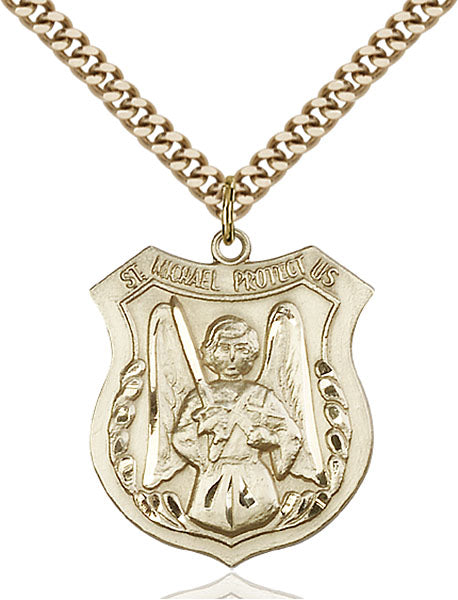 14kt Gold Filled Saint Michael the Archangel Pendant