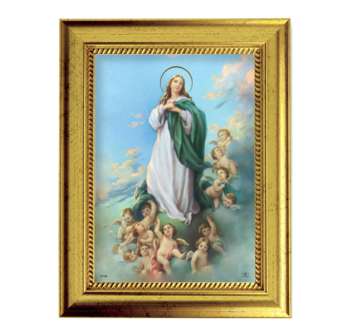 Immaculate Conception Gold-Leaf Framed Art