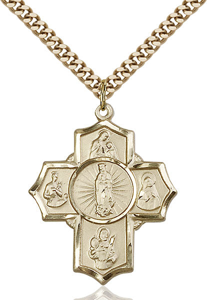14kt Gold Filled 5-Way Motherhood Pendant