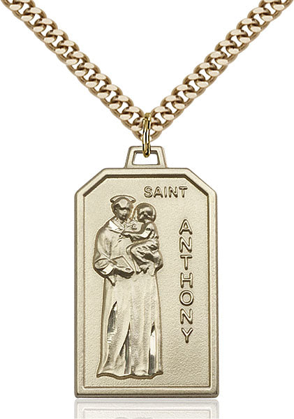 14kt Gold Filled Saint Anthony Pendant