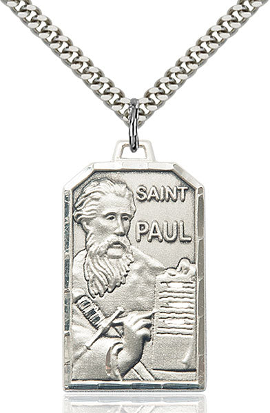 Sterling Silver Saint Paul the Apostle Pendant