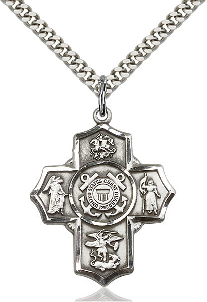 Sterling Silver 5-Way / Coast Guard Pendant