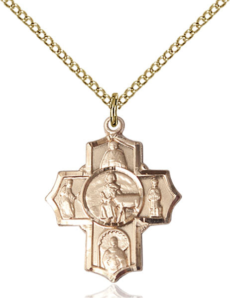 14kt Gold Filled 5-Way / Special Needs Pendant