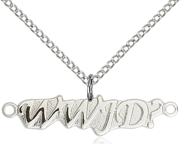 Sterling Silver WWJD Pendant
