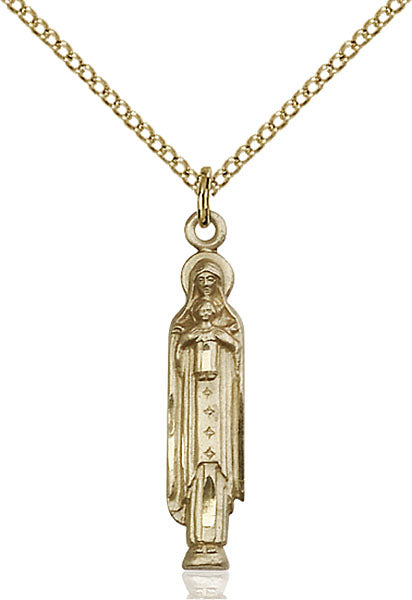 14kt Gold Filled Madonna & Child Pendant