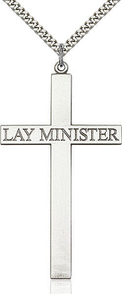 Sterling Silver Lay MiniSainter Cross Pendant