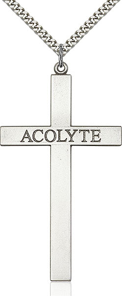 Sterling Silver Acolyte Cross Pendant