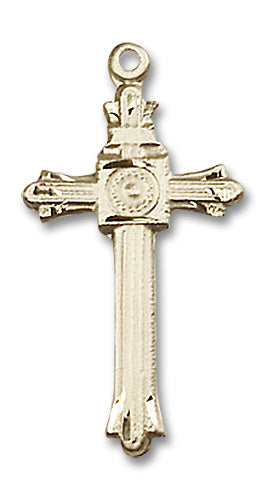 14kt Gold Cross Medal