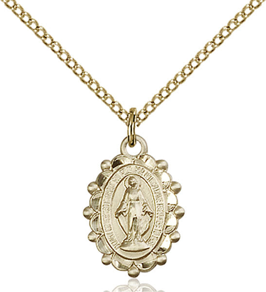 14kt Gold Filled Miraculous Pendant