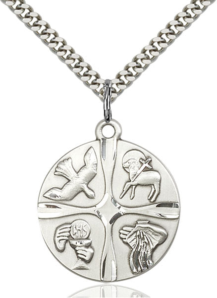 Sterling Silver Chrismation Life Pendant