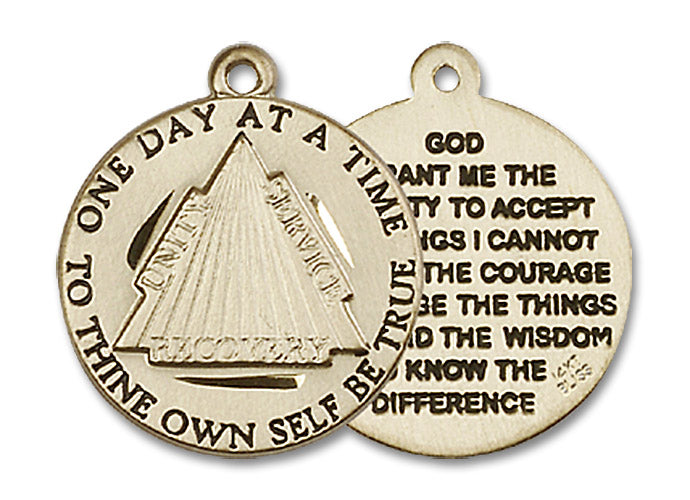 14kt Gold Recovery Medal