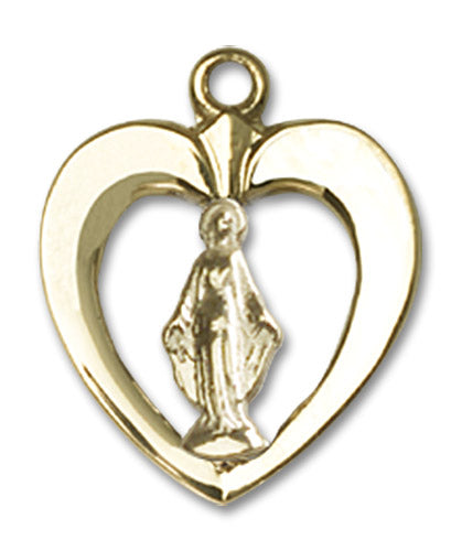 14kt Gold Miraculous Medal