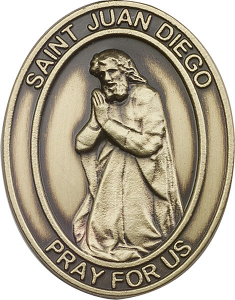 Antique Gold Juan Diego Visor Clip