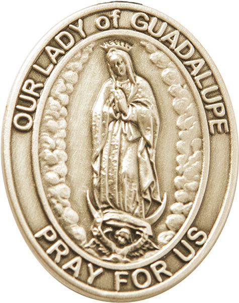 Gold Oxide O/L of Guadalupe Visor Clip