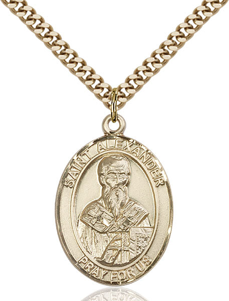 14kt Gold Filled Saint Alexander Sauli Pendant