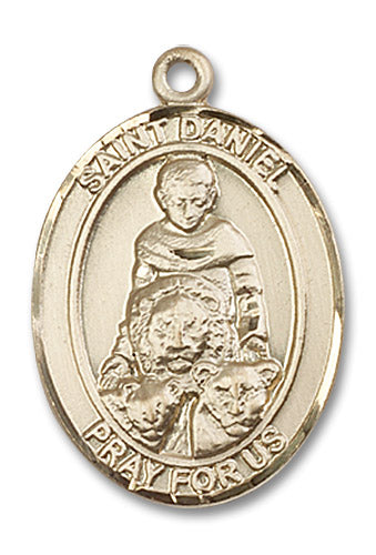 14kt Gold Saint Daniel Medal
