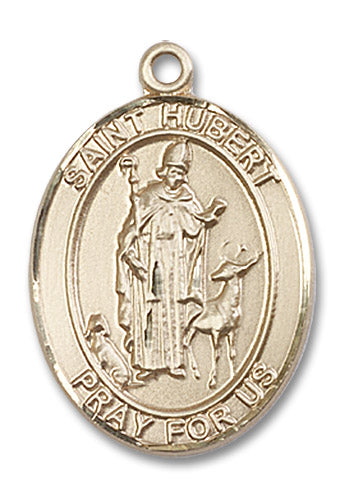 14kt Gold Saint Hubert of Liege Medal