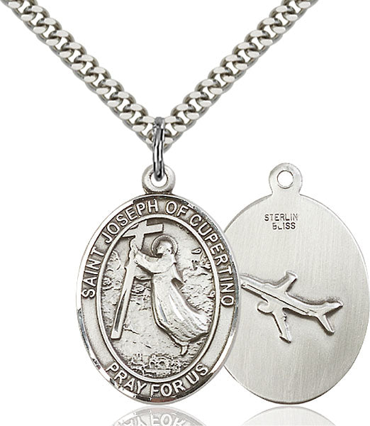 Sterling Silver Saint Joseph Of Cupertino Pendant