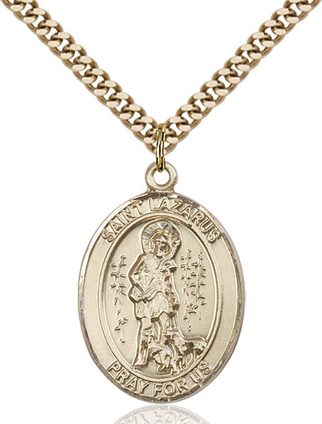 14kt Gold Filled Saint Lazarus Pendant
