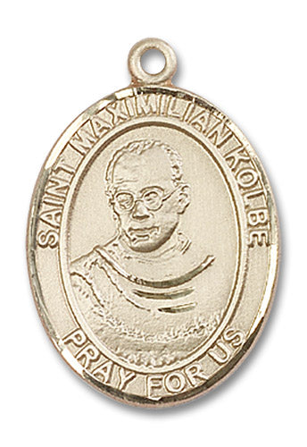 14kt Gold Saint Maximilian Kolbe Medal