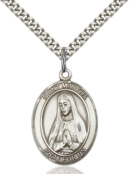 Sterling Silver Saint Martha Pendant