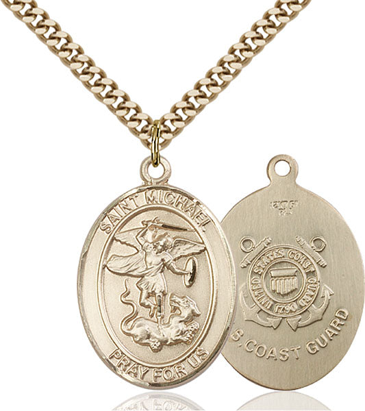 14kt Gold Filled Saint Michael the Archangel Pendant
