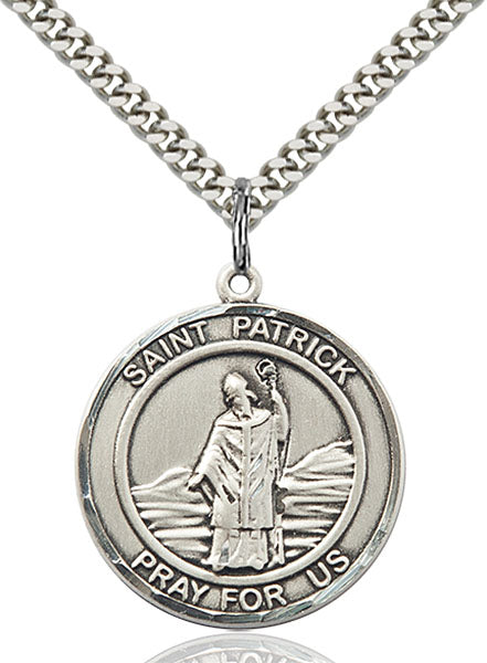 Sterling Silver Saint Patrick Pendant