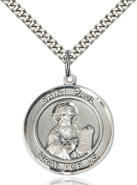 Sterling Silver Saint Paul the Apostle Pendant